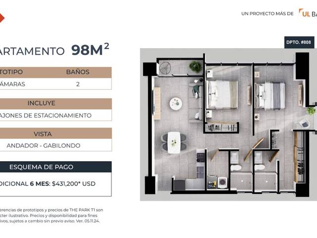 #77 - Departamento para Venta en Tijuana - BC